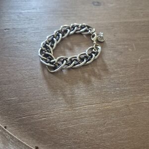 Dana Buchman Silver and Black‎ Chain Bracelet